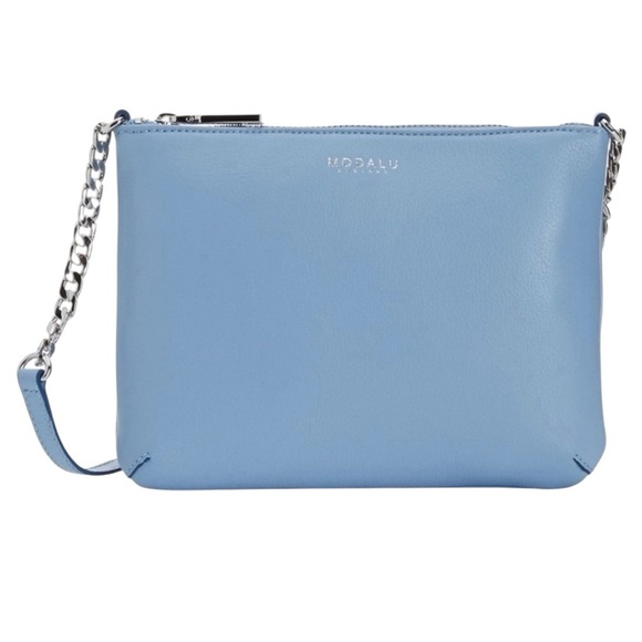$25 (ππΌππ πΎππΌππΎπ)NWOT:MODALU ENGLAND BLUE SKY CROSSBODY - Picture 1 of 8